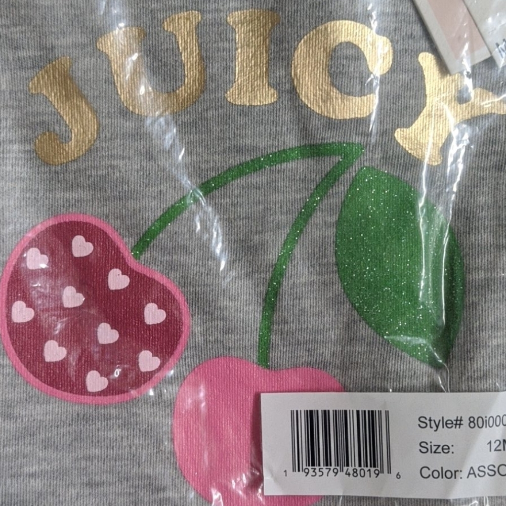 Juicy Couture 12 month two piece set.